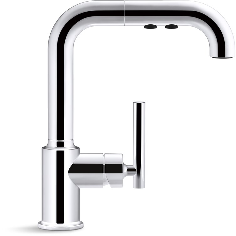 K-7506-CP Kohler Purist® Single Handle Kitchen Faucet & Reviews